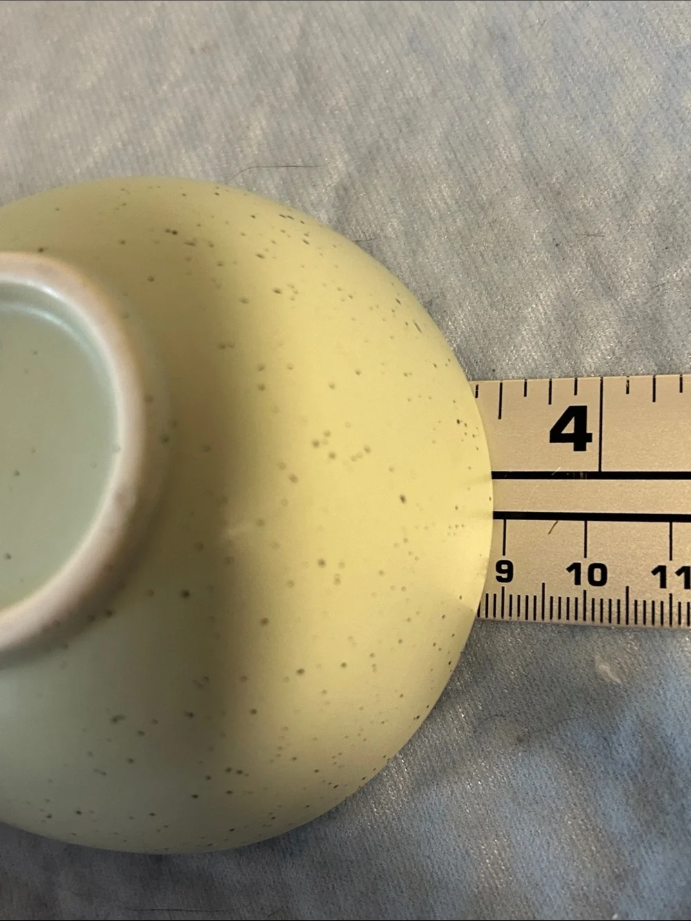 Greg Natale Ceramic Green Speckled Measuring Cup Bowls